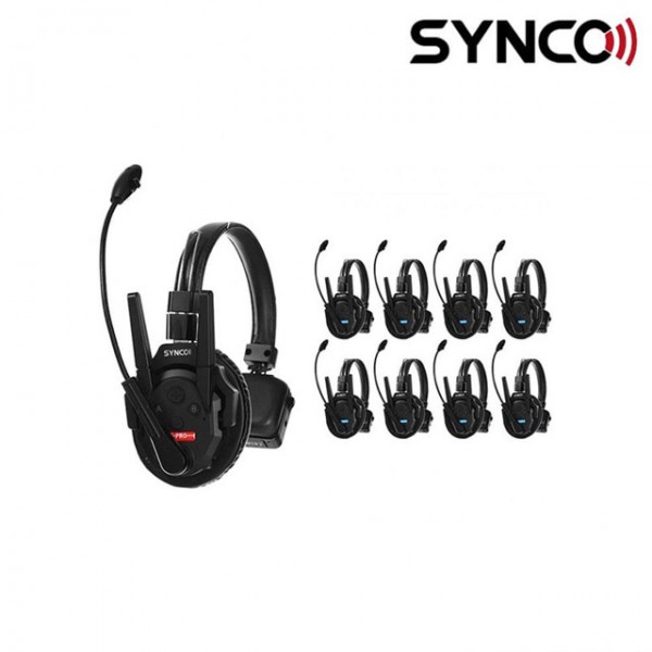 [SYNCO] 싱코 Xtalk Xpro 9 무선 인터컴 헤드셋 9인 풀 듀플렉스
