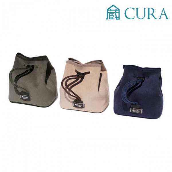 [CURA] 쿠라 CCPS-100 카메라 파우치 포쉐트 스웨이드 가방