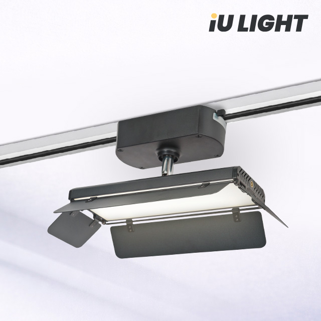 [iULIGHT] 아이유라이트 iU-500RB II LED 스튜디오 사진 방송 촬영 천장 조명 레일용